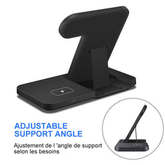 3in1 Wireless Fast Charger Dock Station - Out of Stock