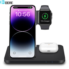 3in1 Wireless Fast Charger Dock Station - Out of Stock