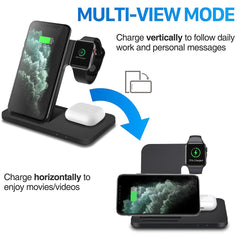 3in1 Wireless Fast Charger Dock Station - Out of Stock